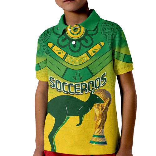 australia-soccer-polo-shirt-kid-world-cup-football-2022-socceroos-we-are-champions