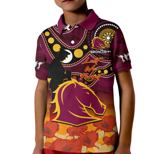 brisbane-broncos-rugby-anzac-2023-polo-shirt-aboriginal-mix-poppy-lest-we-forget