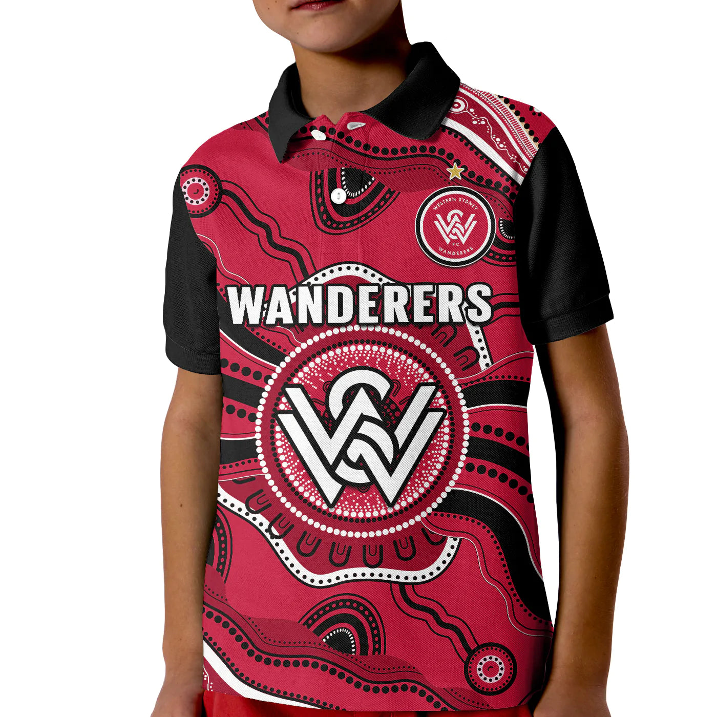 western-sydney-wanderers-football-polo-shirt-aboriginal-art