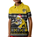 richmond-football-polo-shirt-kid-tigers-indigenous-merry-christmas