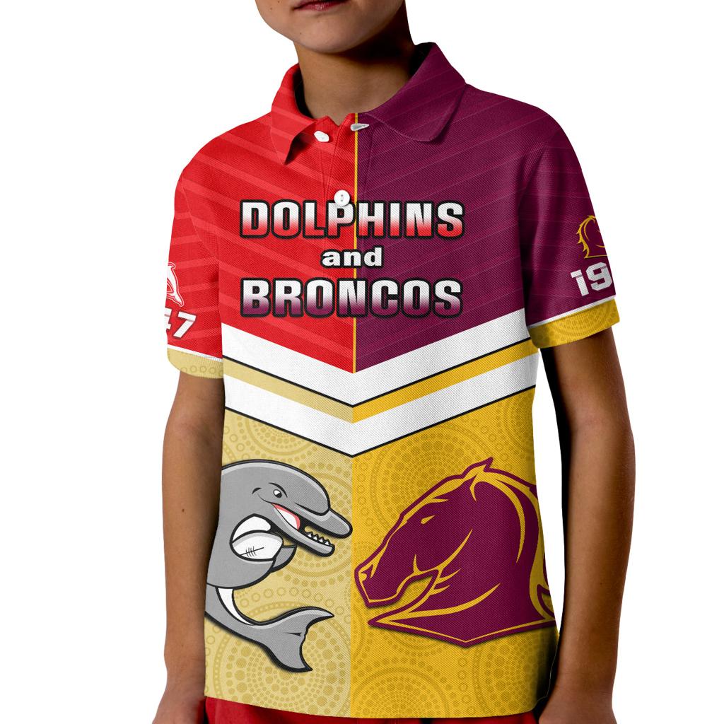custom-text-and-number-dolphins-mix-broncos-rugby-polo-shirt-kid-indigenous-art