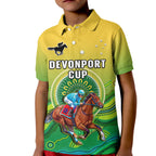custom-personalised-australia-devonport-cup-2023-polo-shirt-horse-racing-indigenous-art