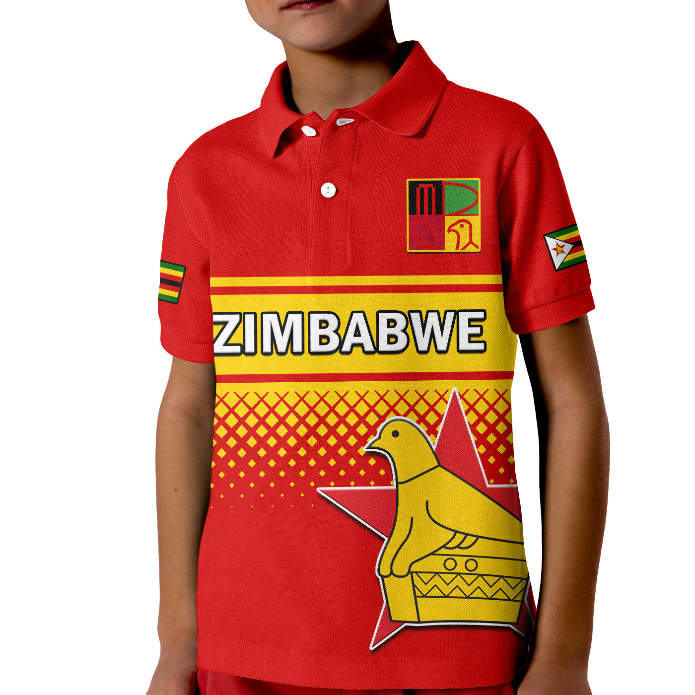 custom-text-and-number-zimbabwe-cricket-polo-shirt-the-chevrons-odi-style