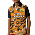 custom-text-and-number-perth-scorchers-cricket-polo-shirt-kid-aboriginal-painting