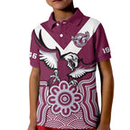 custom-text-and-number-sea-eagles-rugby-polo-shirt-kid-manly-warringah-indigenous-art