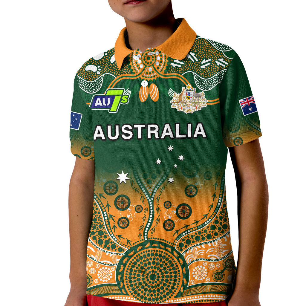 custom-text-and-number-australia-rugby-polo-shirt-aussie-sevens-green-indigenous