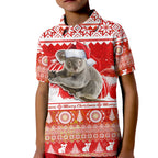 australia-polo-shirt-koala-aboriginal-painting-merry-christmas