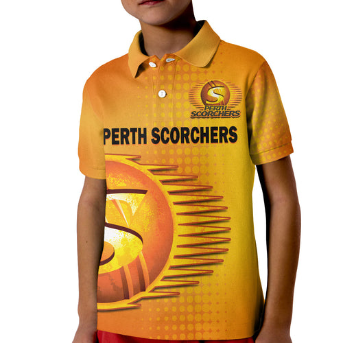 perth-scorchers-cricket-2023-polo-shirt-kid-simple-style