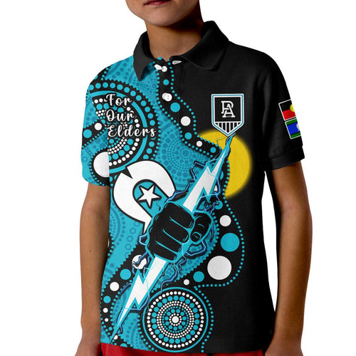 custom-text-and-number-port-adelaide-football-naidoc-2023-polo-shirt-kid-for-our-elders-indigenous-art