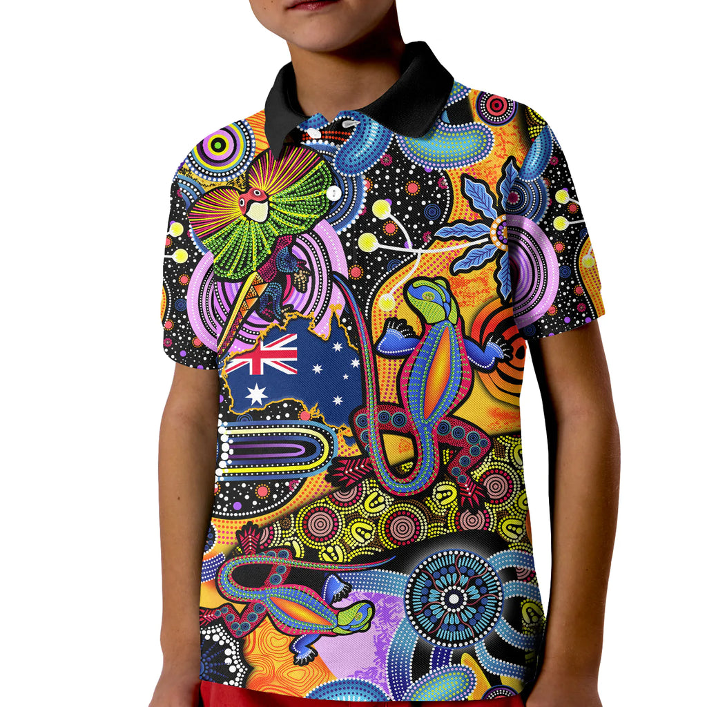 custom-personalised-australia-polo-shirt-indigenous-animal-artsy