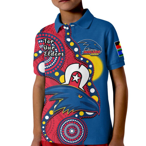 adelaide-football-naidoc-2023-polo-shirt-kid-crows-for-our-elders-indigenous