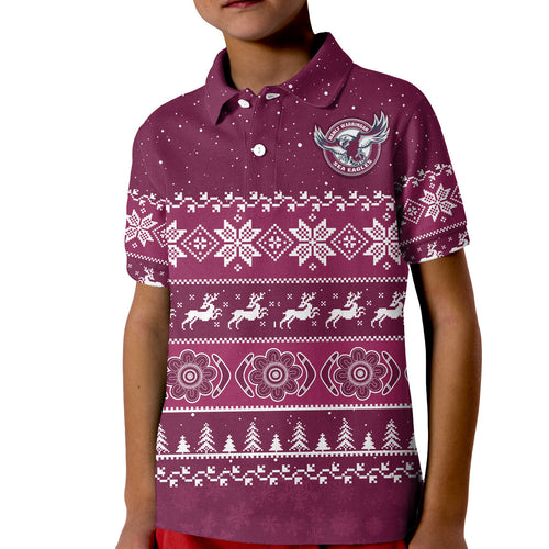 custom-personalised-sea-eagles-rugby-polo-shirt-indigenous-silvertails-merry-christmas