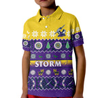custom-personalised-melbourne-storm-christmas-polo-shirt-aboriginal-art-merry-xmas