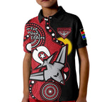 custom-text-and-number-essendon-football-naidoc-2023-polo-shirt-kid-bombers-for-our-elders-indigenous-art