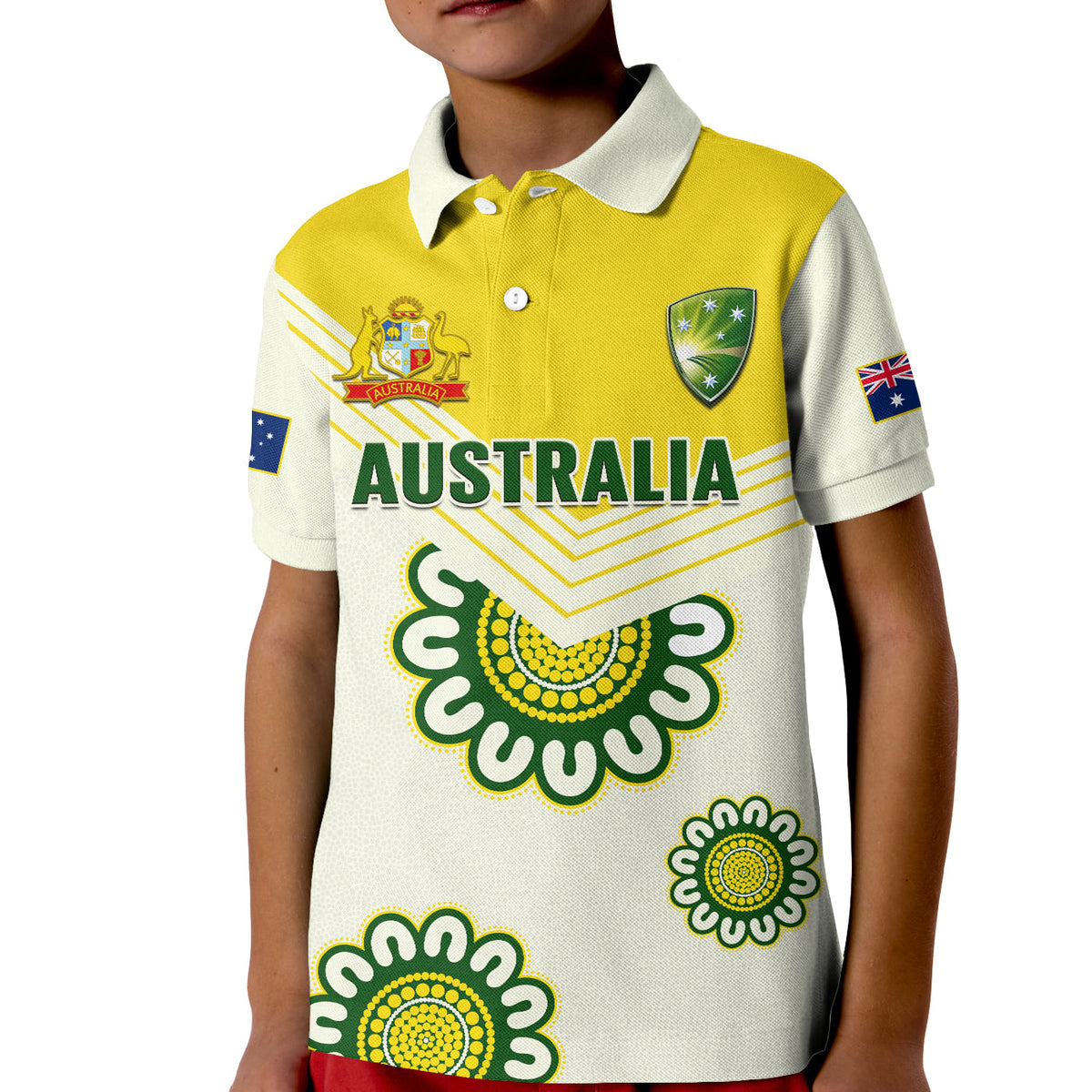australia-cricket-polo-shirt-kid-boxing-day-test-aussie-indigenous