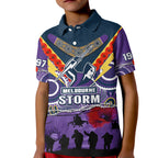 custom-text-and-number-melbourne-storm-rugby-anzac-polo-shirt-indigenous-poppy-australian-army