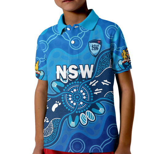 new-south-wales-cricket-polo-shirt-kid-nsw-2022-aboriginal-art