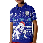 custom-personalised-bulldogs-rugby-christmas-polo-shirt-berries-merry-xmas-aboriginal-art