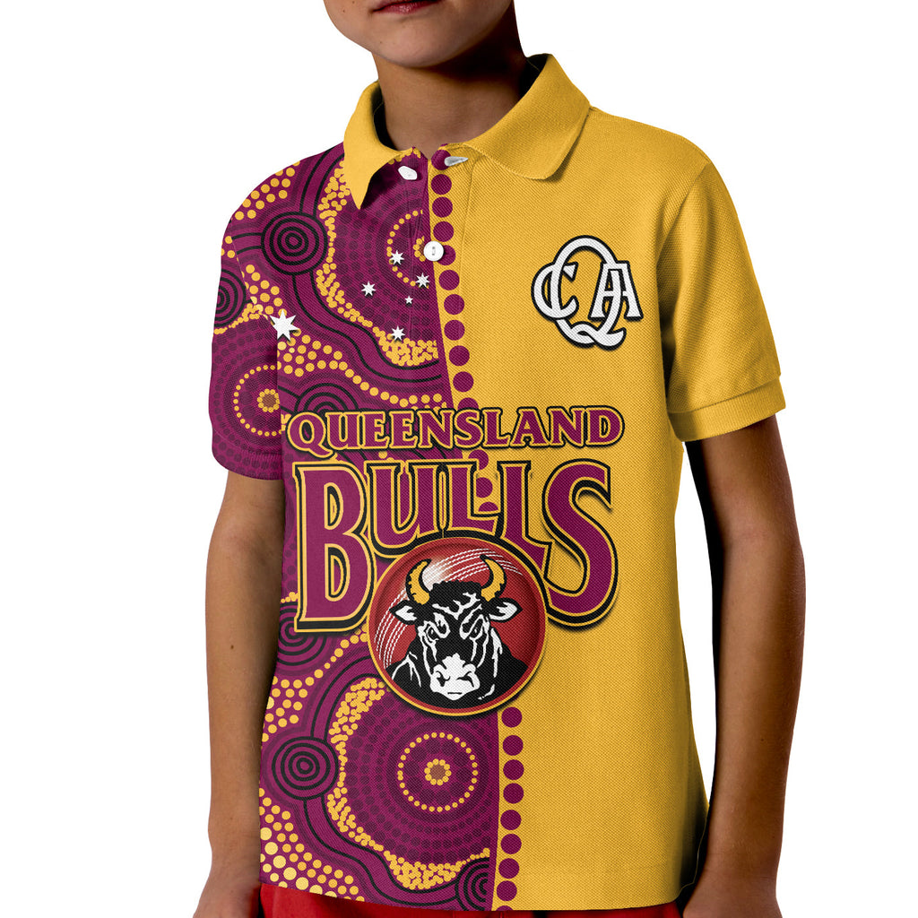 custom-text-and-number-queensland-cricket-2023-polo-shirt-kid-bulls-sheffield-shield-indigenous
