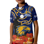 custom-text-and-number-eagles-football-anzac-2023-polo-shirt-kid-west-coast-indigenous-mix-poppy-camouflage