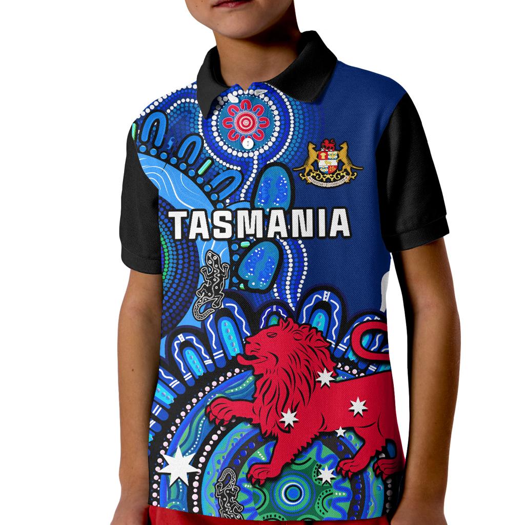 tasmania-state-polo-shirt-kid-australian-indigenous-art