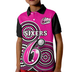 custom-text-and-number-sydney-sixers-cricket-polo-shirt-kid-champions-bbl12-proud-indigenous-art