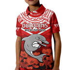 dolphins-rugby-anzac-2023-polo-shirt-kid-dots-poppy-mix-camouflage-lest-we-forget