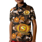 perth-scorchers-cricket-polo-shirt-aboriginal-art-mix-tropical-flowers