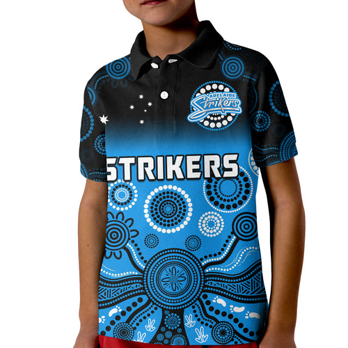 adelaide-strikers-polo-shirt-kid-gradient-aboriginal-dot-painting