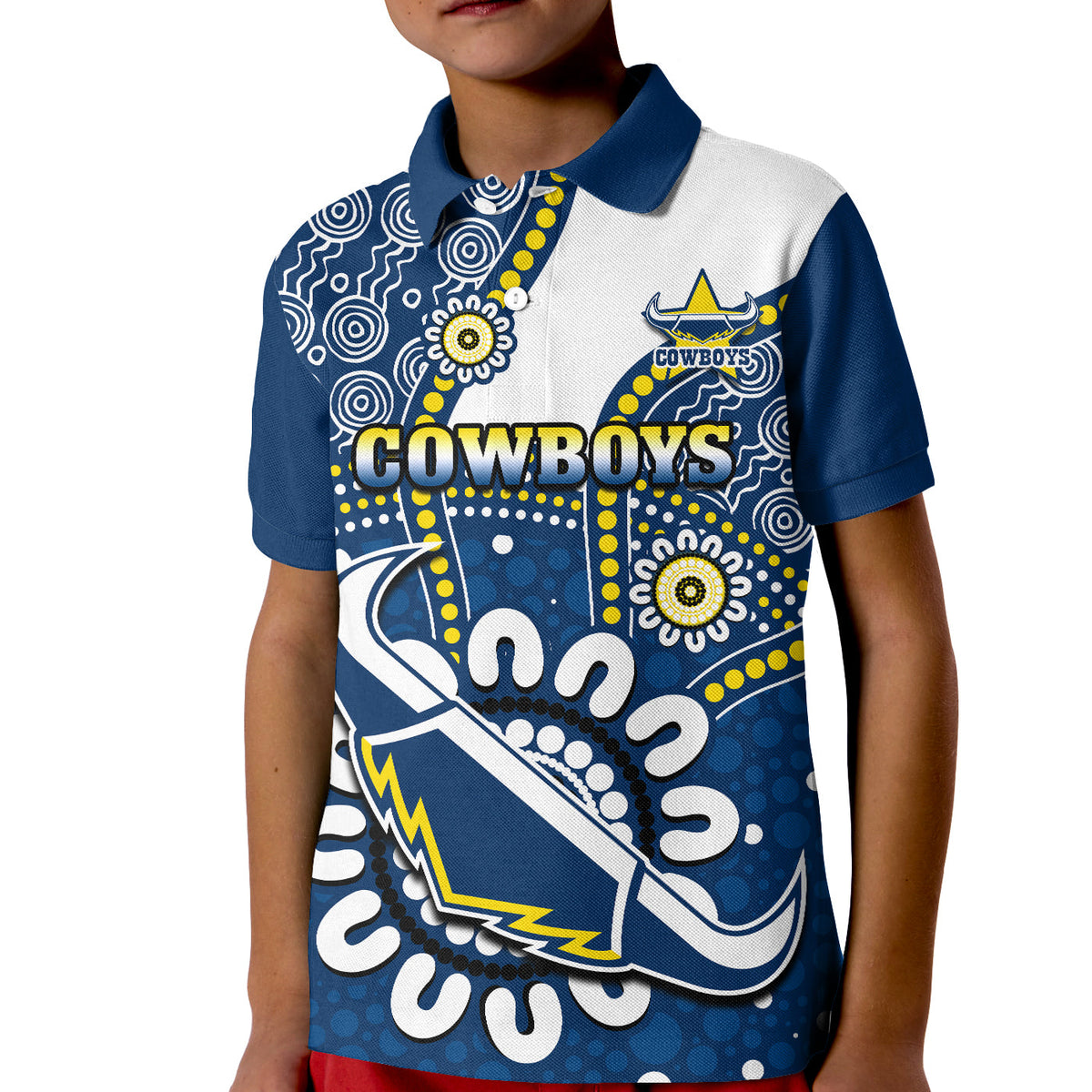 cowboys-rugby-polo-shirt-kid-indigenous-art