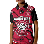 custom-text-and-number-western-sydney-wanderers-football-polo-shirt-kid-aboriginal-art
