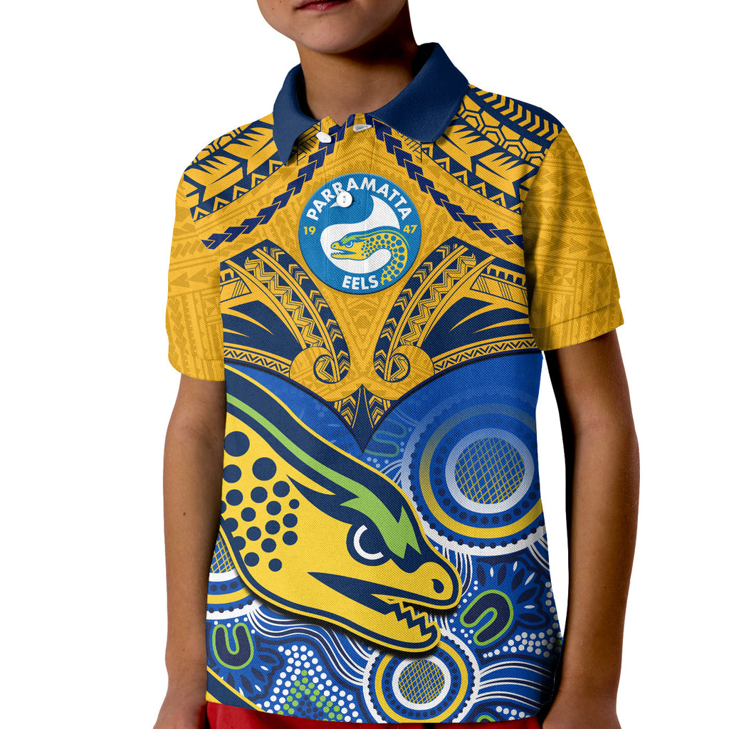 custom-text-and-number-parramatta-rugby-2023-polo-shirt-go-eels-polynesian-mix-indigenous-art