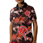 custom-text-and-number-melbourne-renegades-cricket-polo-shirt-aboriginal-art-mix-tropical-flowers