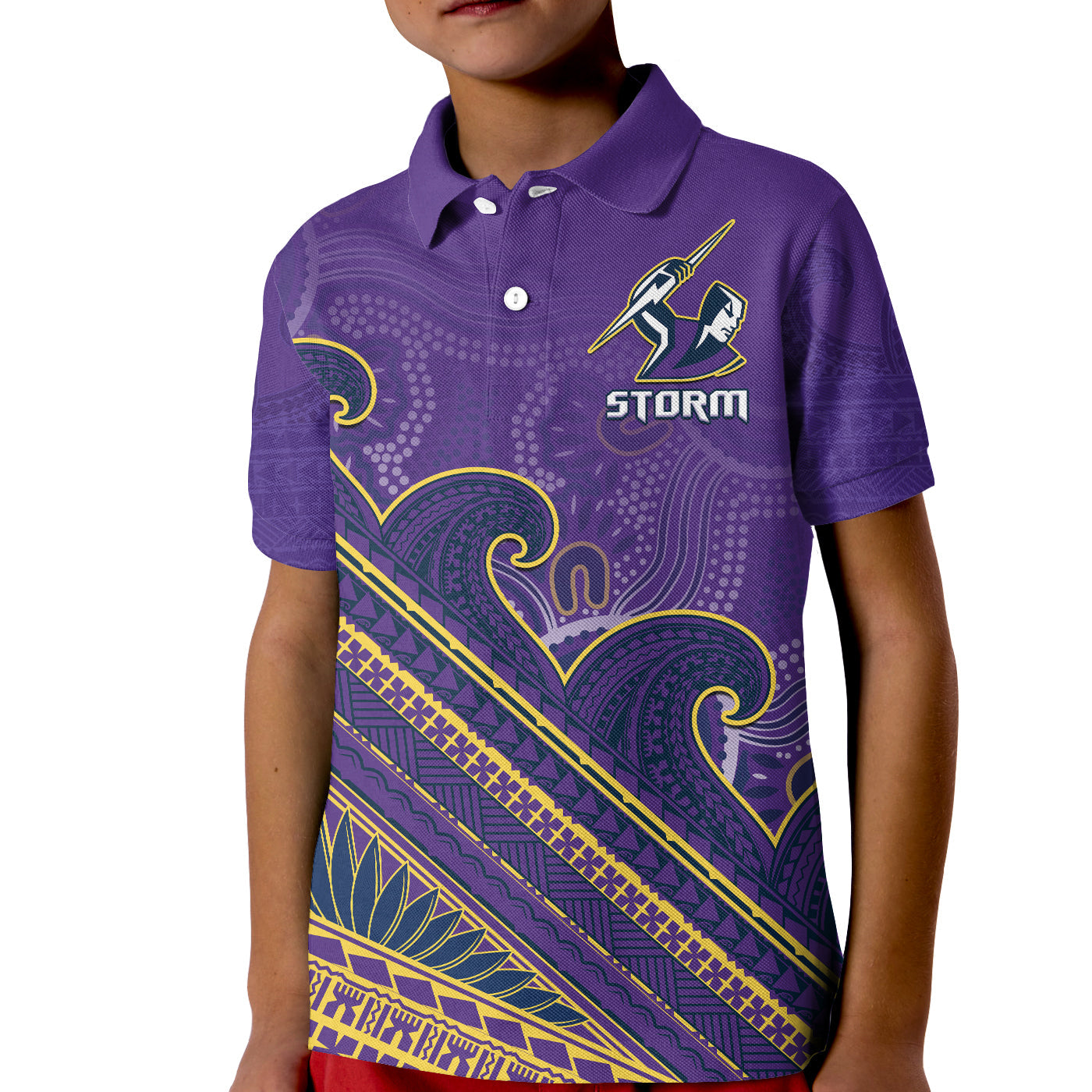 custom-text-and-number-storm-rugby-polo-shirt-melbourne-pasifika-aboriginal-gradient-polynesian