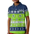 custom-personalised-raiders-christmas-polo-shirt-the-green-machine-aboriginal-art-merry-xmas