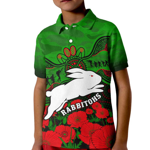 rabbitohs-rugby-anzac-polo-shirt-kid-south-sydney-camouflage-poppy-aboriginal