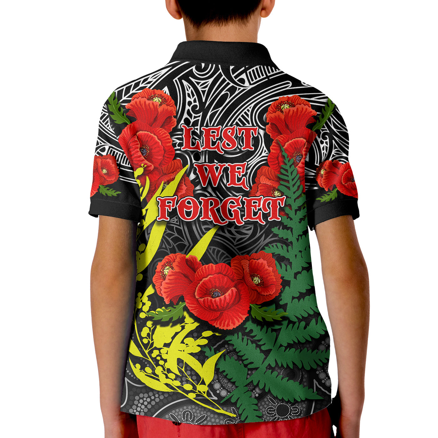 anzac-day-polo-shirt-maori-patterns-white-color