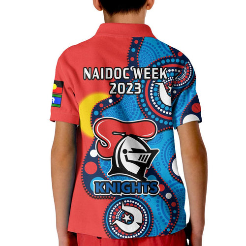 knights-rugby-naidoc-2023-polo-shirt-kid-indigenous-for-our-elders