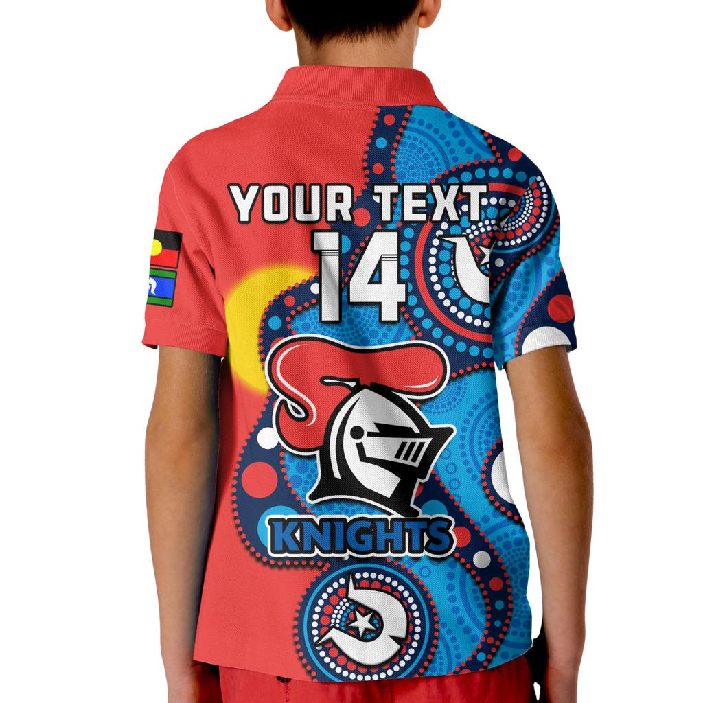 custom-text-and-number-knights-rugby-naidoc-2023-polo-shirt-kid-indigenous-for-our-elders