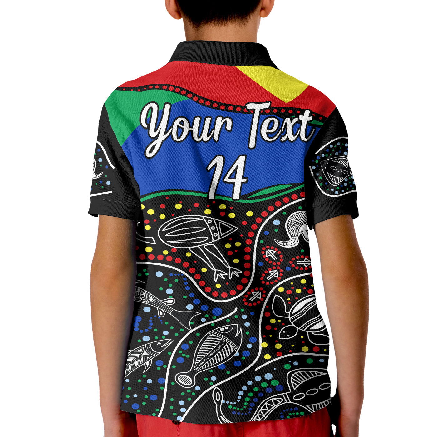 custom-text-and-number-naidoc-week-polo-shirt-kid-national-aborigines-and-torres-strait-islander-animals-aboriginal-art