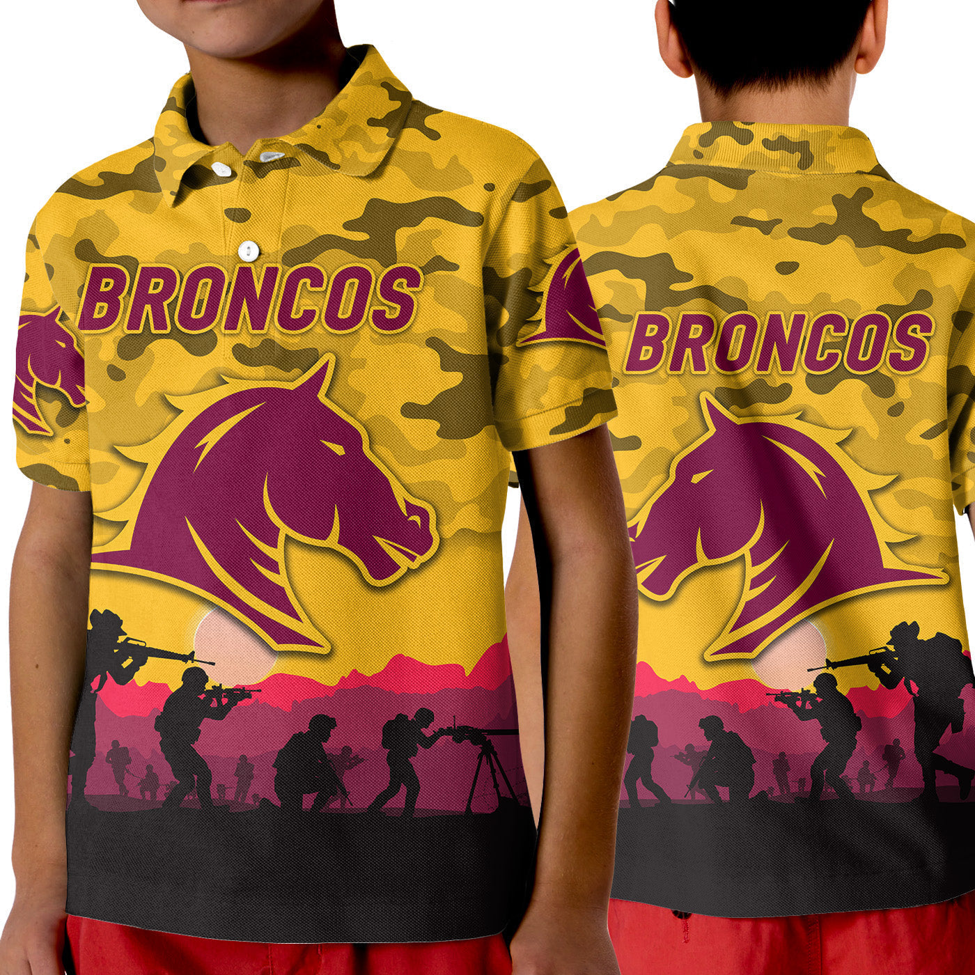 broncos-anzac-polo-shirt-simple-style-gold