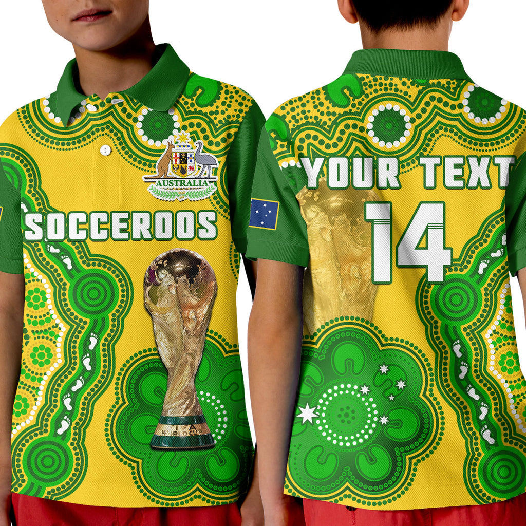 custom-text-and-number-australia-soccer-polo-shirt-kid-socceroos-aboriginal-wc-2022