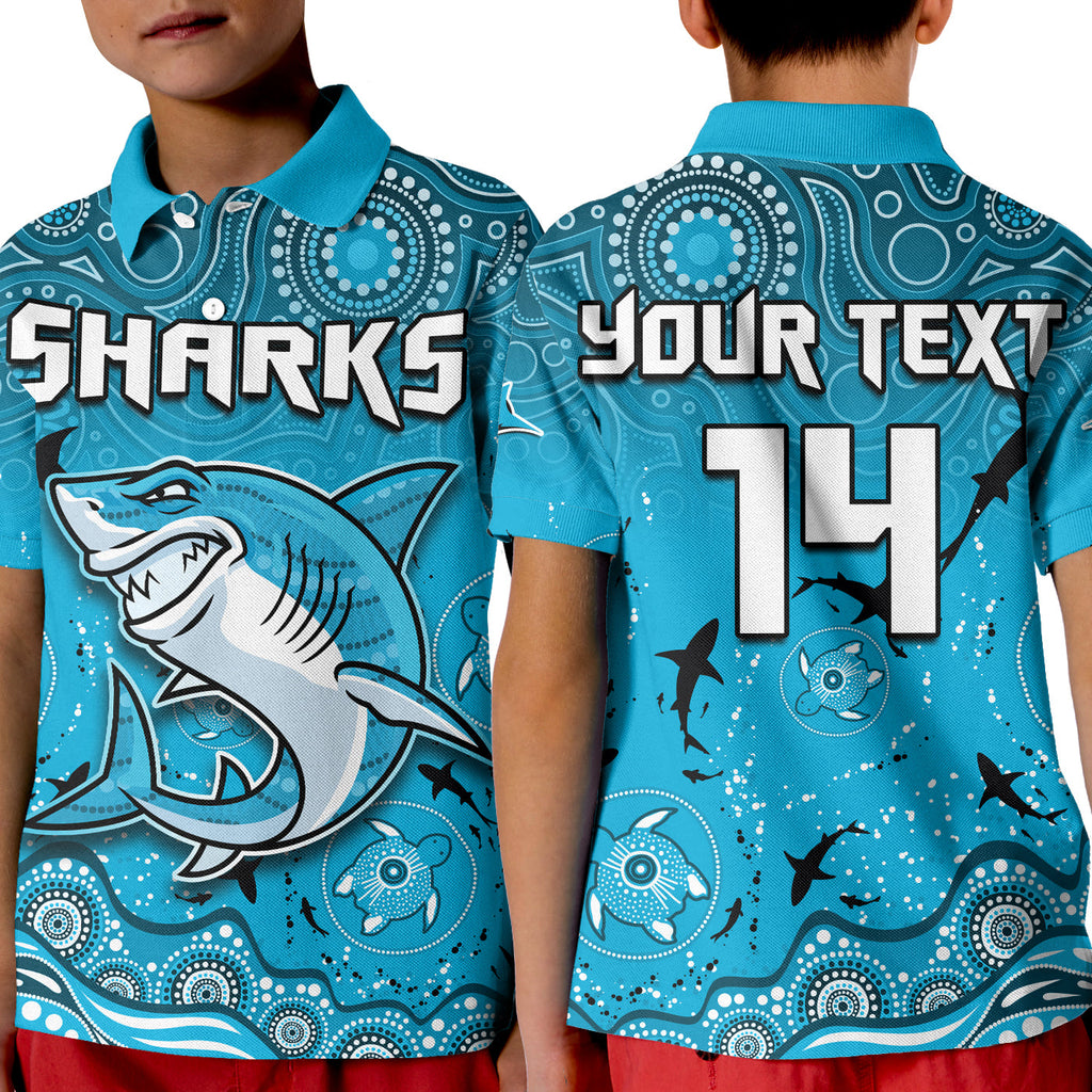 custom-text-and-number-sharks-rugby-polo-shirt-go-sharkies-aboriginal-special-version