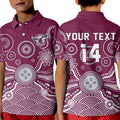 custom-text-and-number-sea-eagles-polo-shirt-kid-manly-warringah-1946-indigenous-painting