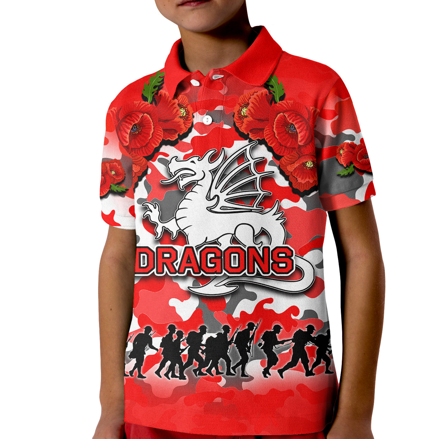 anzac-day-polo-shirt-dragons-army-style-no1