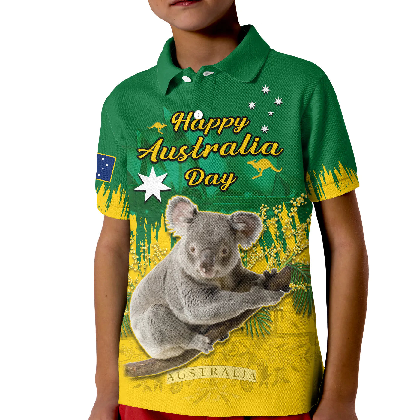 custom-personalised-australia-day-polo-shirt-kid-koala-sydney-opera-house-national-color