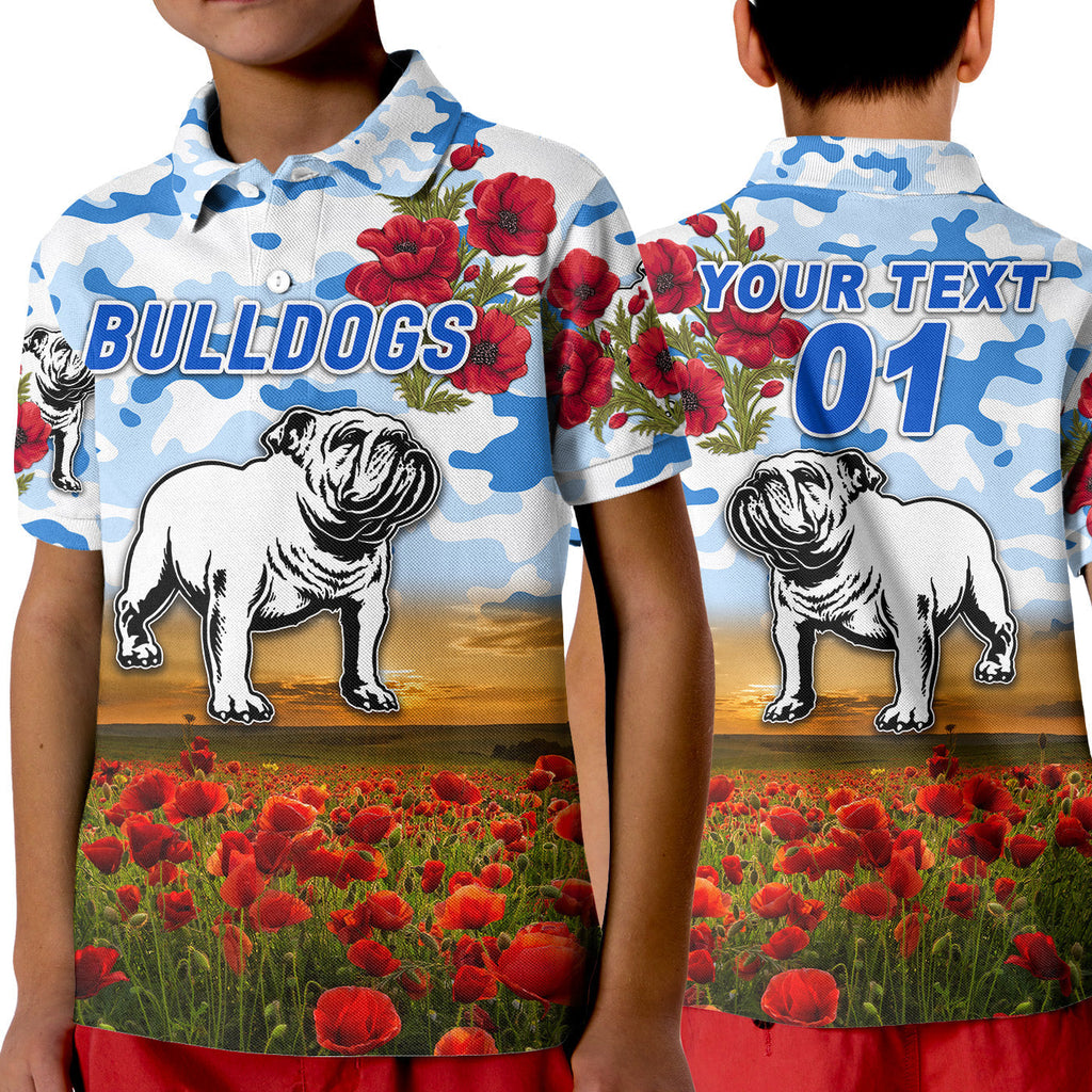 custom-personalised-bulldogs-anzac-polo-shirt-poppy-flowers-vibes-white