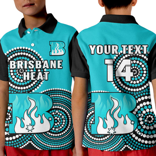custom-text-and-number-brisbane-heat-cricket-polo-shirt-kid-champions-bbl12-proud-indigenous-art
