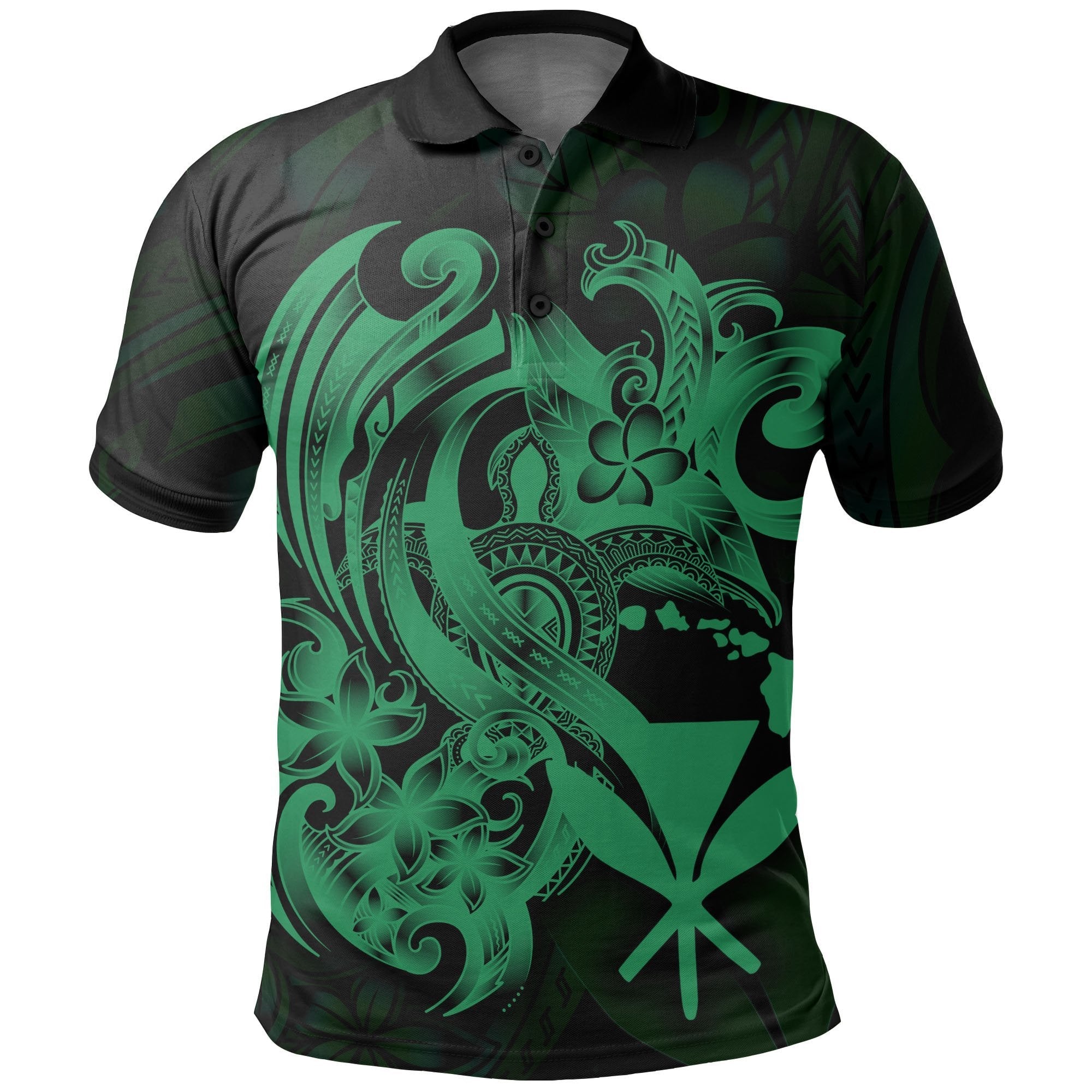 hawaii-all-over-polo-shirt-kanaka-maoli-green-turtle