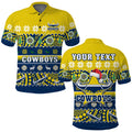 custom-personalised-cowboys-christmas-polo-shirt-aboriginal-art-merry-xmas